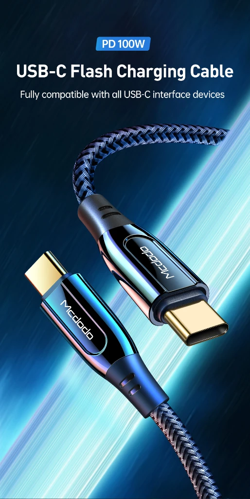 Cable Micro Usb Warrior 1M Negro MCDODO - Promart